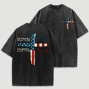 Stand for Flag Kneel for Cross Religious T-Shirt