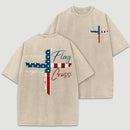 Stand for Flag Kneel for Cross Religious T-Shirt