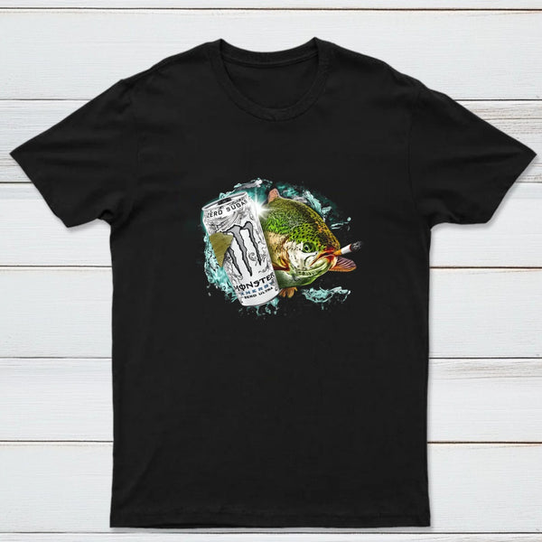 Dope Fish Shirt Funny White Monster Fish T-Shirt