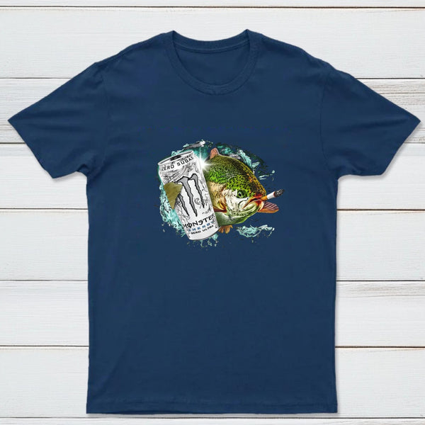 Dope Fish Shirt Funny White Monster Fish T-Shirt