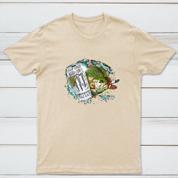 Dope Fish Shirt Funny White Monster Fish T-Shirt