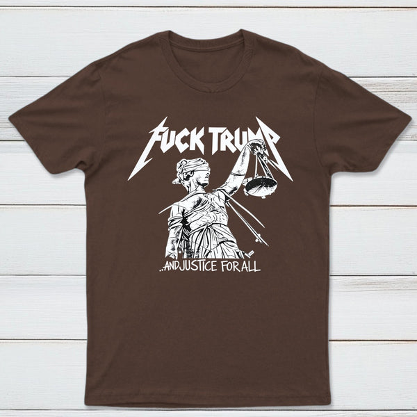 Vintage Protest Graphic and Justice For All T-Shirt