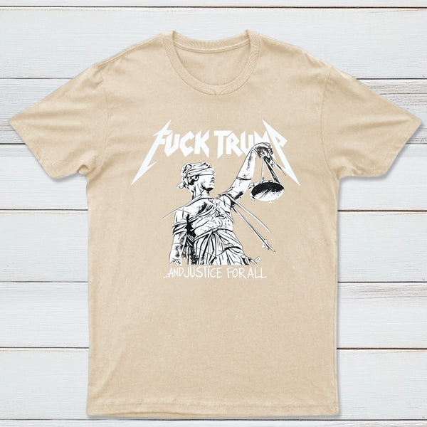 Vintage Protest Graphic and Justice For All T-Shirt