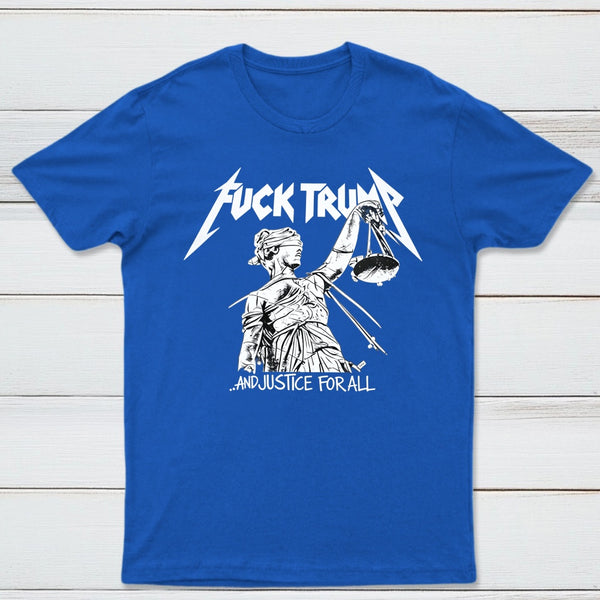 Vintage Protest Graphic and Justice For All T-Shirt