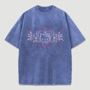 Y2K Pink Tribal Kitty Graphic Cat Vintage T-Shirt