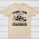 Camel Towing Print T-Shirt