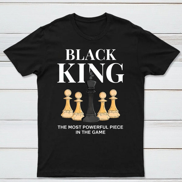 The Most Powerful Piece Chess King Print T-Shirt