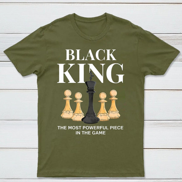 The Most Powerful Piece Chess King Print T-Shirt