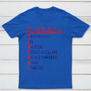 LIBERAL Acrostic Graphic Print Cotton T-Shirt