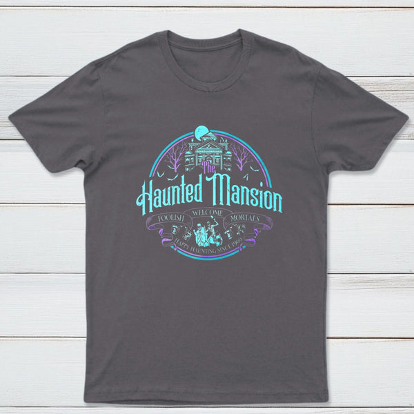 Haunted Mansion Gothic Horror House Ghosts Halloween Unisex T-Shirt