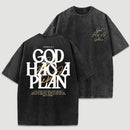 Vintage God Has A Plan Double-Sided T-Shirt