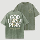Vintage God Has A Plan Double-Sided T-Shirt