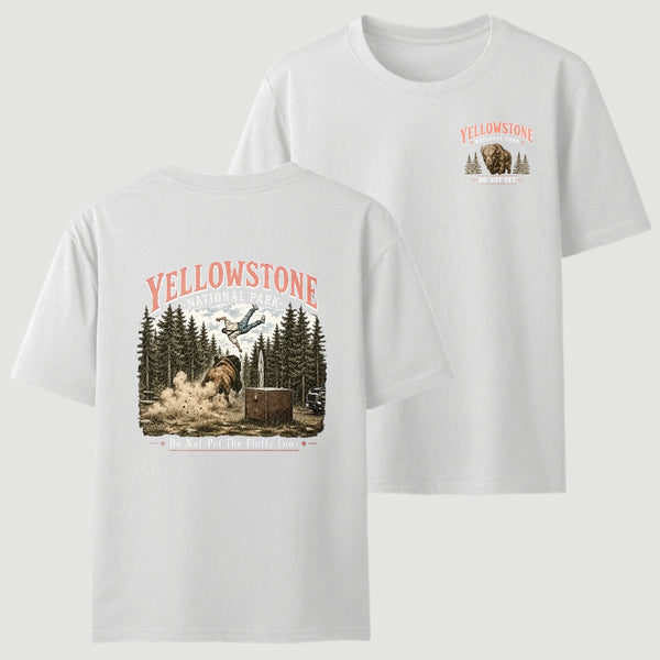 Do Not Pet The Fluffy Cows Yellowstone National Park Two Side T-Shirt
