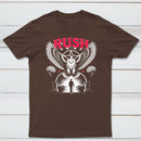 To Honor Rush Band Vintage Rock Owl Wings T-Shirt