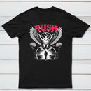 To Honor Rush Band Vintage Rock Owl Wings T-Shirt