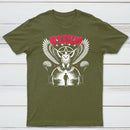 To Honor Rush Band Vintage Rock Owl Wings T-Shirt