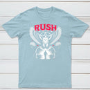 To Honor Rush Band Vintage Rock Owl Wings T-Shirt
