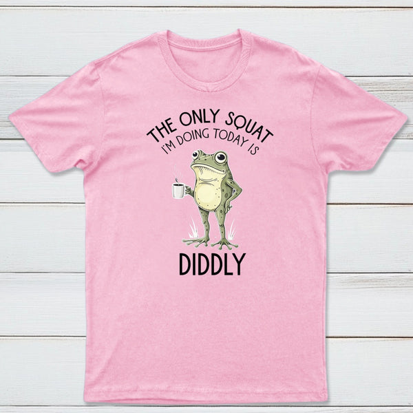 Funny Frog Graphic Diddly Squat T-Shirt