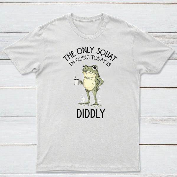 Funny Frog Graphic Diddly Squat T-Shirt