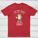 Funny Frog Graphic Diddly Squat T-Shirt