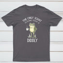 Funny Frog Graphic Diddly Squat T-Shirt