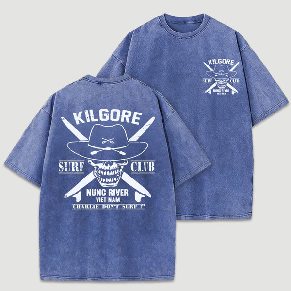 Kilgore Surf Club Nung River Vietnam Washed T-Shirt