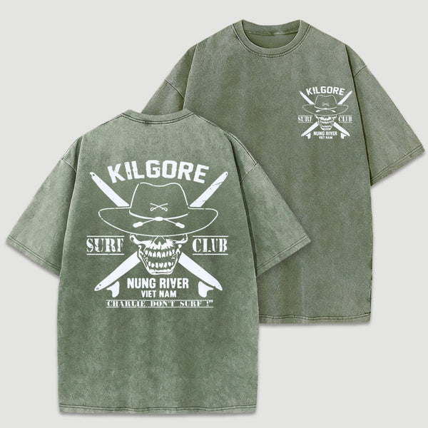 Kilgore Surf Club Nung River Vietnam Washed T-Shirt