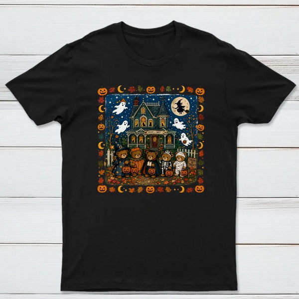Vintage 90s Bears Halloween Trick Or Treat Bears T-Shirt