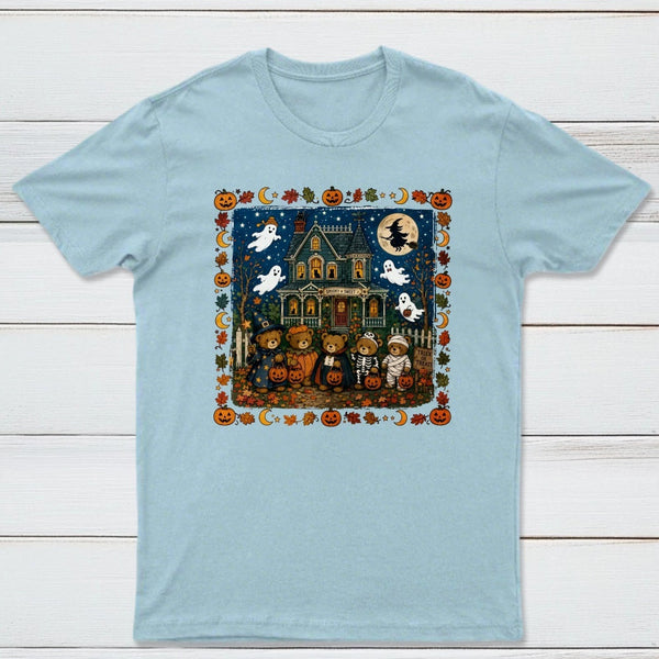 Vintage 90s Bears Halloween Trick Or Treat Bears T-Shirt