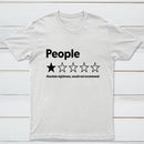 Funny 1-Star Review Graphic T-Shirt