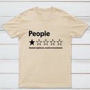 Funny 1-Star Review Graphic T-Shirt