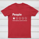 Funny 1-Star Review Graphic T-Shirt