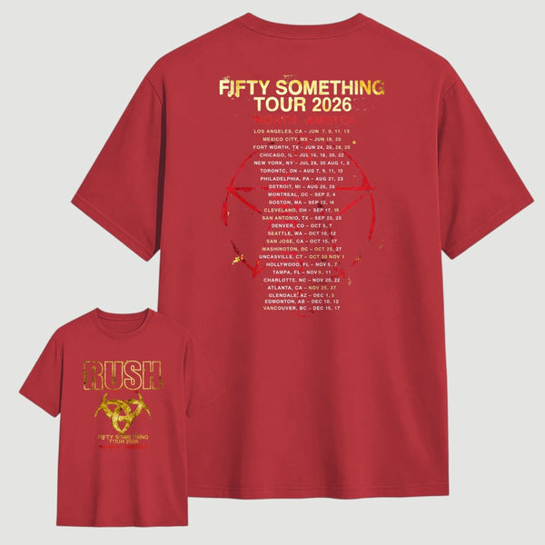 Rush Fifty Something Tour 2026 T-Shirt
