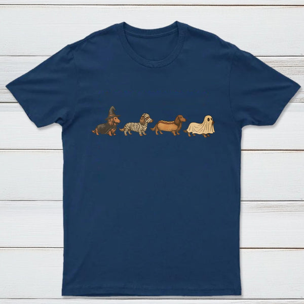 Halloween Wiener Dog Funny T-Shirt