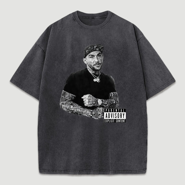 Dustin Poirier Graphic Meme Washed T-Shirt