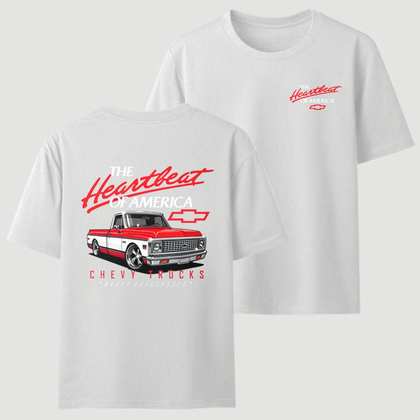 Old School Legend Tee Red Chevy Never Outclassed T-Shirt