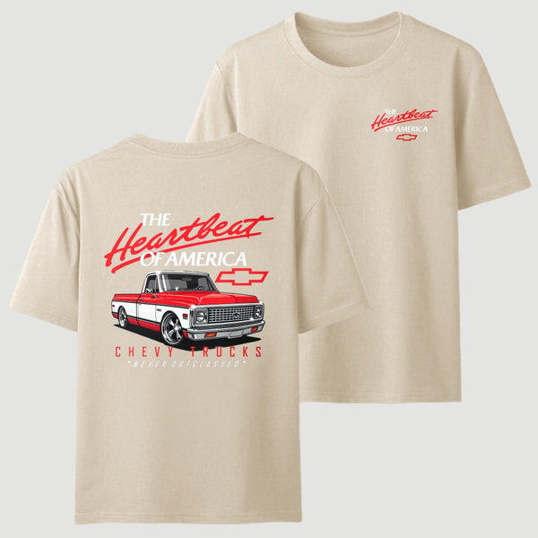 Old School Legend Tee Red Chevy Never Outclassed T-Shirt