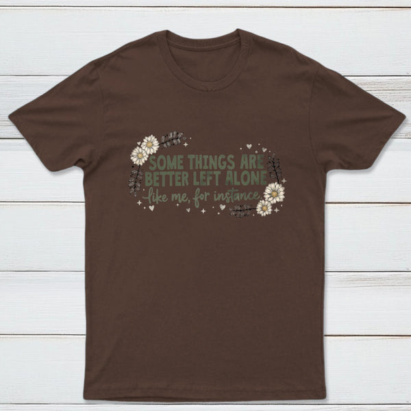 Funny Introvert Sarcastic Floral Graphic T-Shirt
