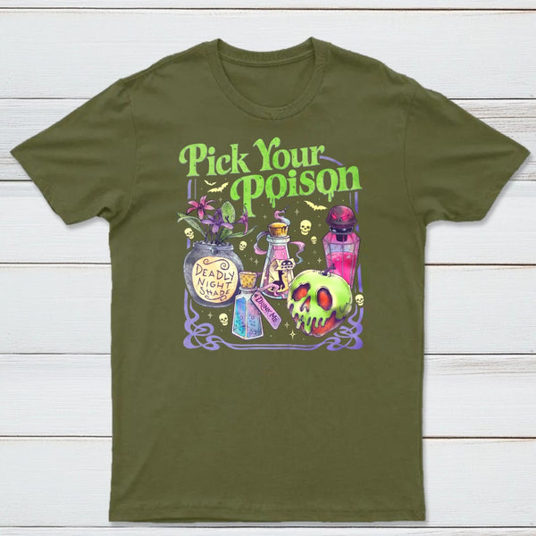 Pick Your Poison Vintage Halloween T-Shirt