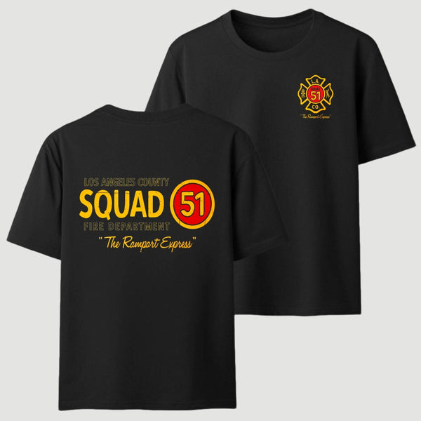 Los Angeles County Squad 51 Fire Department T-Shirt