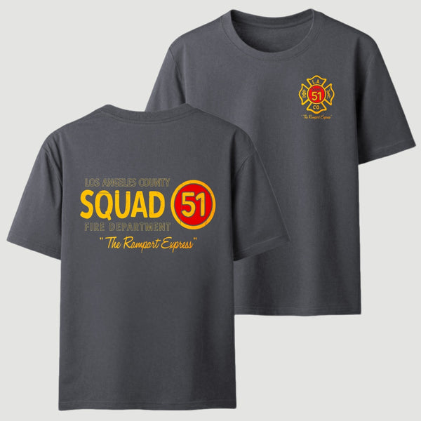 Los Angeles County Squad 51 Fire Department T-Shirt