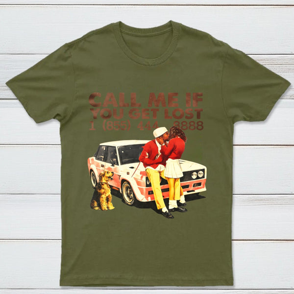 Vintage Pop Culture Call Me if You Get Lost T-Shirt