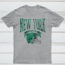 Vintage Football Hometown Team Print T-Shirt