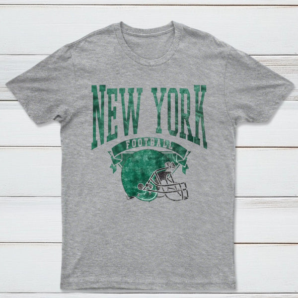 Vintage Football Hometown Team Print T-Shirt