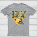 Vintage Football Hometown Team Print T-Shirt