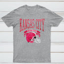 Vintage Football Hometown Team Print T-Shirt
