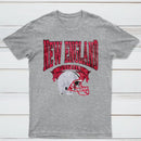Vintage Football Hometown Team Print T-Shirt