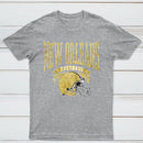 Vintage Football Hometown Team Print T-Shirt