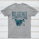 Vintage Football Hometown Team Print T-Shirt