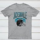 Vintage Football Hometown Team Print T-Shirt